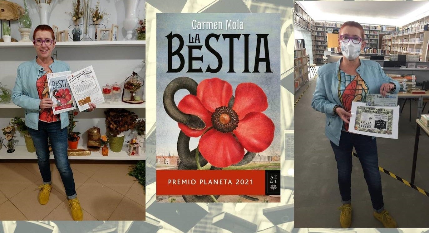 Manoli Pino Pino encontró la obra «La Bestia» en el establecimiento comercial Floristería Abril 