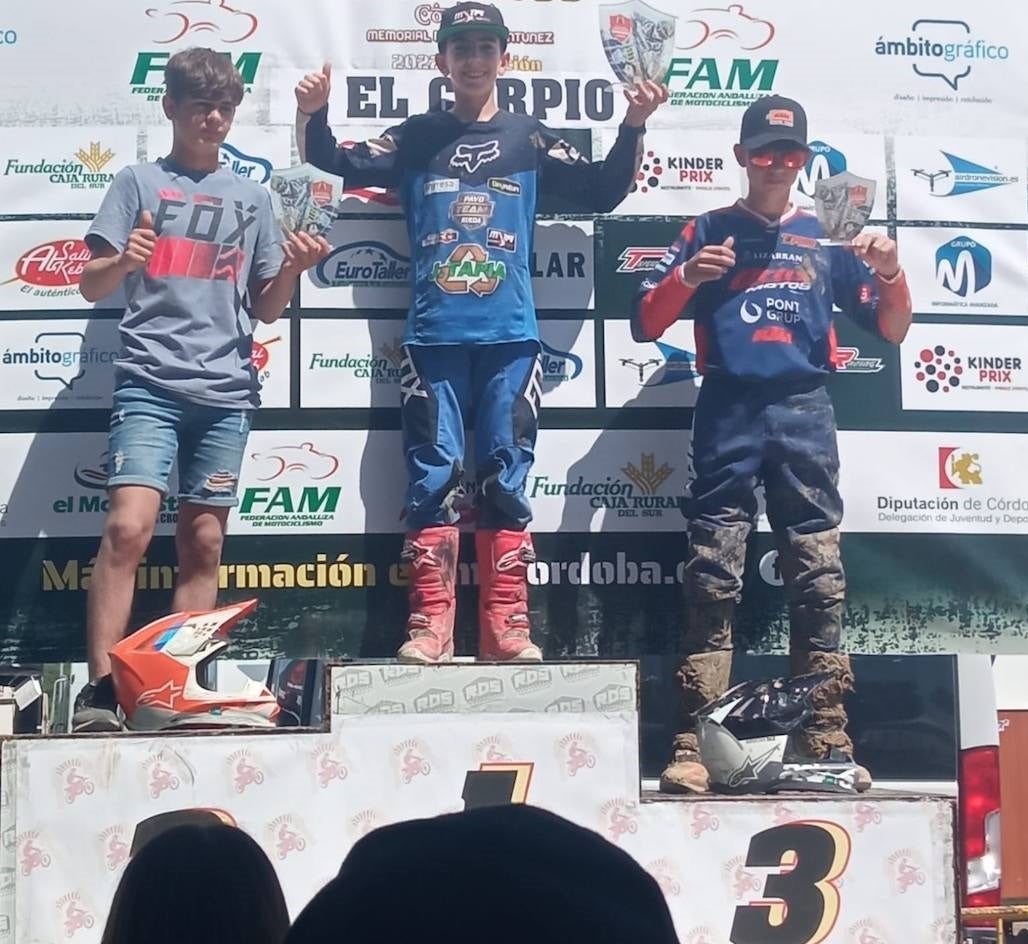 Samuel Tapia en lo más alto del pódium en Córdoba 