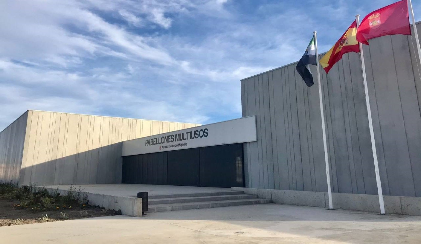 Instalaciones del nuevo pabellón multiusos de Miajadas 
