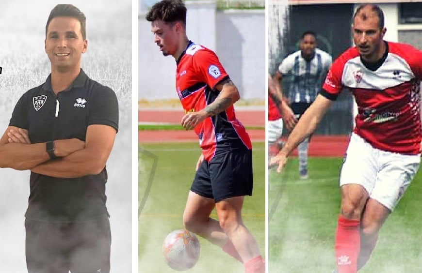 (De izq. a dcha) Edu Alonso, Rubén Falé y Mané 