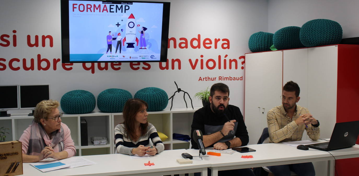 Presentación de 'Formaemp' en el laboratorio Circular FAB de Miajadas 