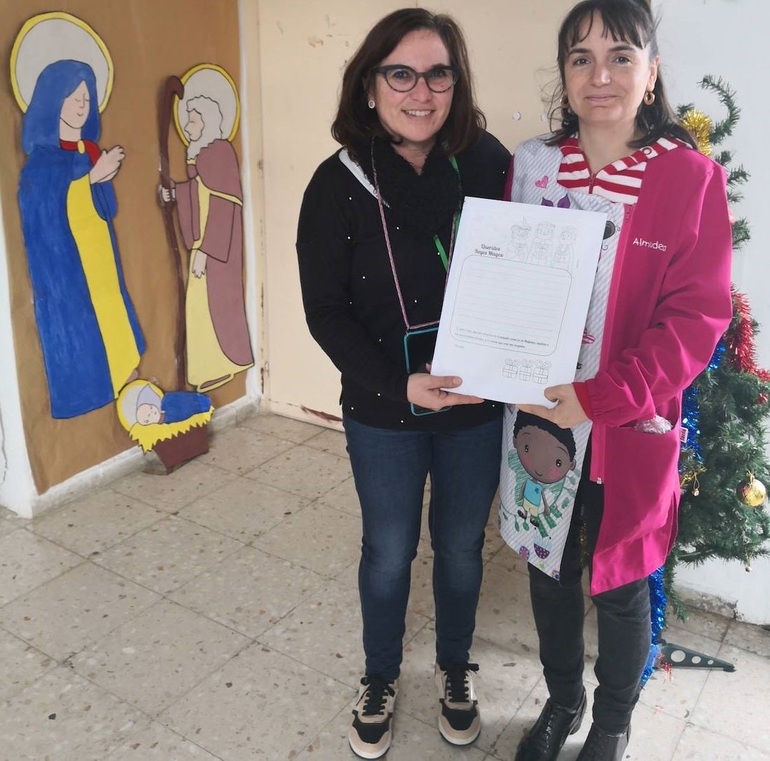 En los centros educativos recibieron las cartas con ilusión 