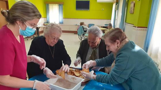 Los mayores de San Martín de Porres vivieron su propia Semana Santa