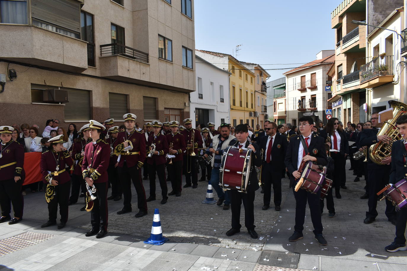 Los miajadeños volvieron a celebrar el reencuentro entre Jesús Resucitado y la Santa Madre