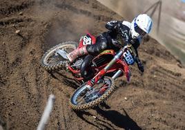 Samuel Tapia en la carrera del Campeonato de España Sub-18 en Malpartida de Cáceres