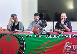 Presentación de la Liga Interescolar de Baloncesto en el Palacio Obispo Solís