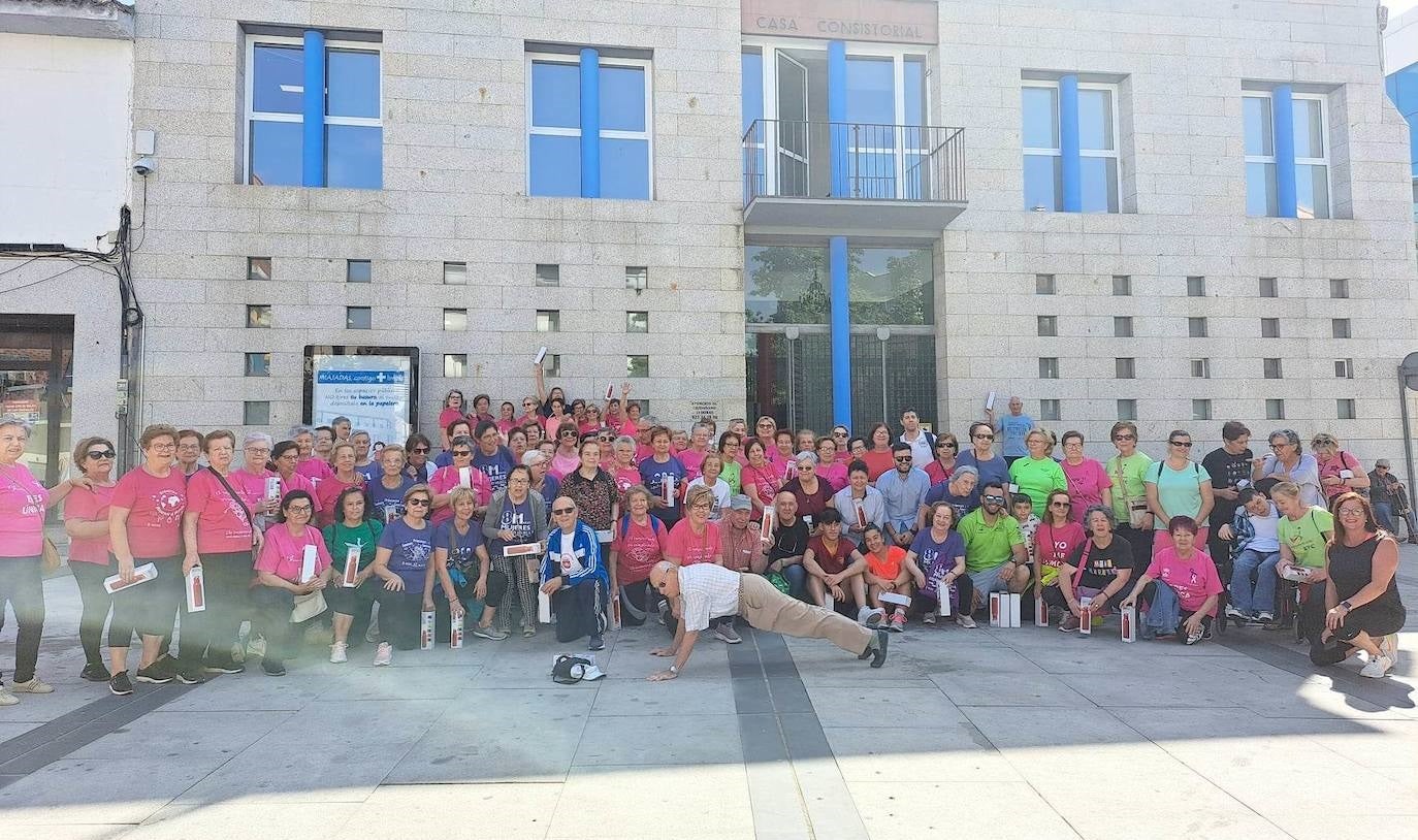 Participantes de la iniciativa 'Actividad física en la calle'
