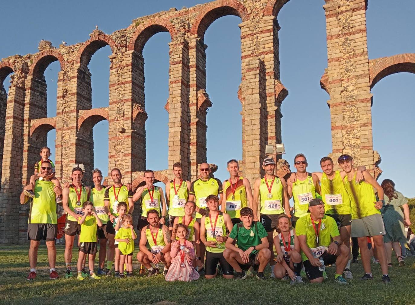 Club Atletismo Miajadas en la Music Run de Mérida