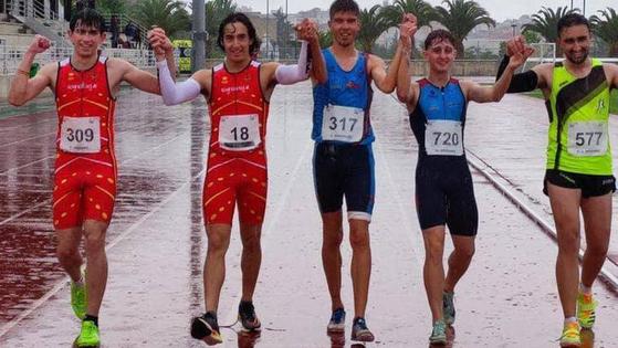 Francisco Redondo, del Club Atletismo Miajadas, plata en el Campeonato Extremeño de Decathlon