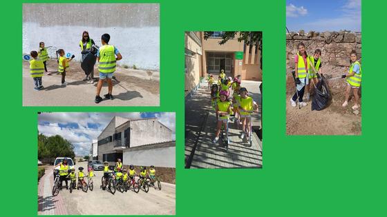 Los alumnos miajadeños se implican para mantener limpio su municipio