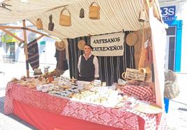 Uno de los miajadeños participantes en la ambientación de la Feria del siglo XIX