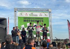 Samuel Tapia lidera el Campeonato de Extremadura MX125 a falta de una carrera