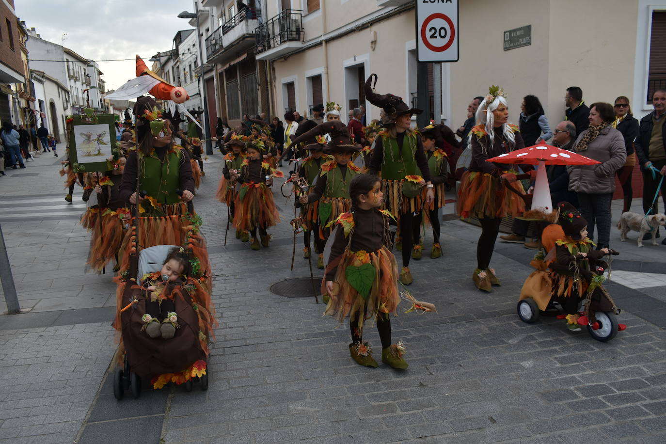 El ritmo, la fantasía y el color del Carnaval llenaron las calles de Miajadas. Más de 700 personas contagiaron su alegría con la mayor diversidad de disfraces y bailes, tanto las comparsas como los participantes individuales y por parejas. Porque sólo el Carnaval es capaz de sacar una sonrisa a todos. 