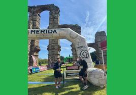 Los hermanos Coexmat representaron al Club Atletismo Miajadas en las 25ª Millas Romanas