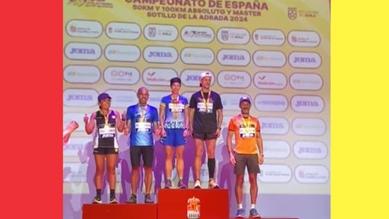 Francisco Javier Alvarado, del Club Atletismo Miajadas, campeón de España Máster 40 de 50km en Ruta