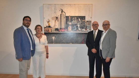 'Entre el blanco y el rojo', del avilés Juan Gil, ganadora del XIII certamen de pintura Fundación Laura Otero