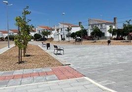 Urbanización del parque de Casar de Miajadas ya luce terminada