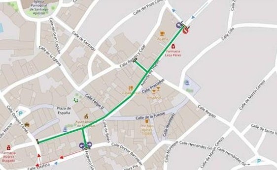 La zona centro estará cortada al tráfico con motivo de la Feria y Fiestas