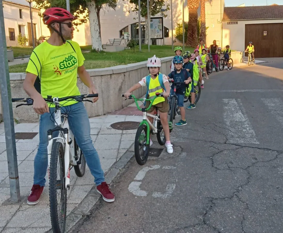 Una de las rutas al cole en bici de la pasada SEM 2023.