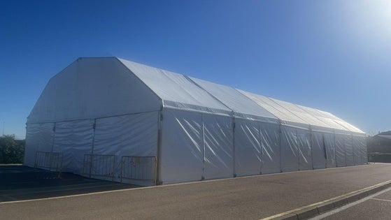 El Ayuntamiento de Miajadas amplía la carpa municipal de festejos