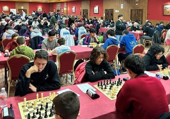 Una de las fases del torneo de ajedrez.