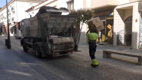 El servicio de recogida de cartón comercial será único para todas las zonas