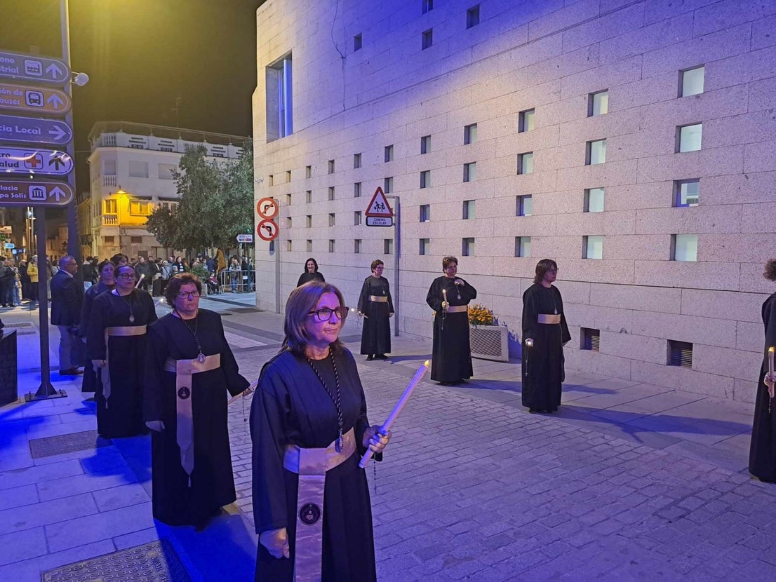 Fotos: Procesión de la 'Oración en el huerto de los olivos', el 'Cristo amarrado a la columna' y 'Jesús Nazareno'