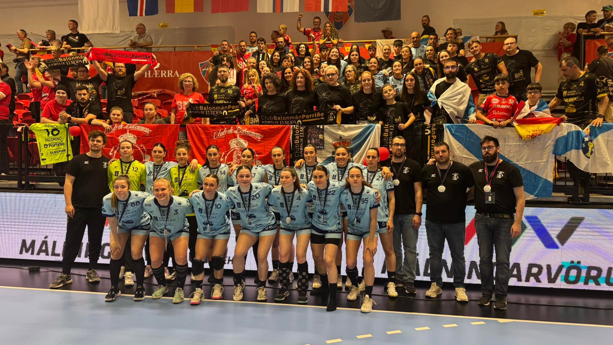 Ana Belén Palomino, subcampeona de la EHF European Cup con el Club Balonmano Porriño
