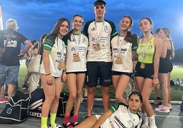 Grandes resultados del Club Atletismo Miajadas en el Campeonato de Extremadura JUDEX sub16 y sub18