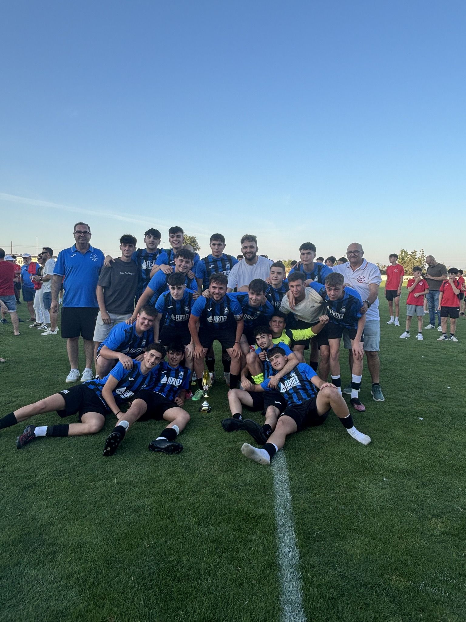 Los metelinenses fueron los ganadores del torneo.