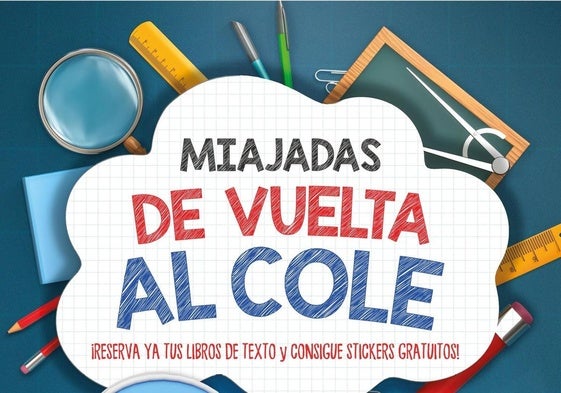 El Ayuntamiento de Miajadas y ACOMIC vuelven a organizar la campaña 'Miajadas de Vuelta al Cole'