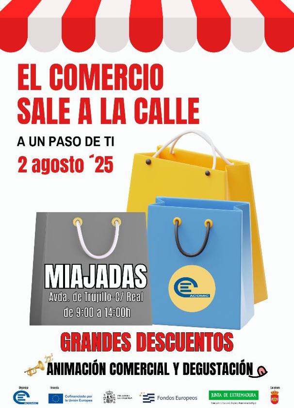 El comercio local volverá a acercarse al público con la campaña 'El comercio sale a la calle'