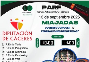 El Programa de Activación Rural Federativa llega a Miajadas