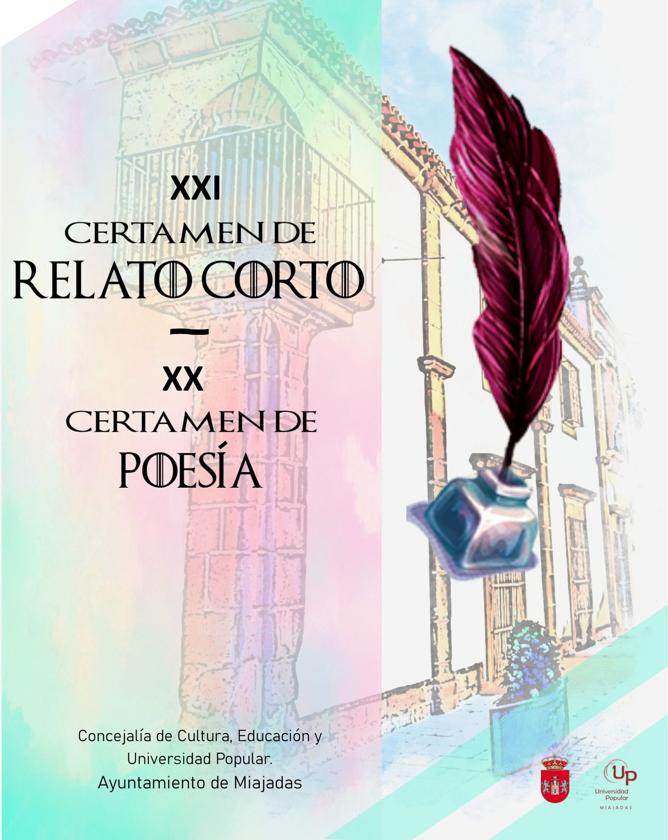 Convocado el 'XXI Certamen de Relato Corto' y el 'XX Certamen de Poesía' de Miajadas