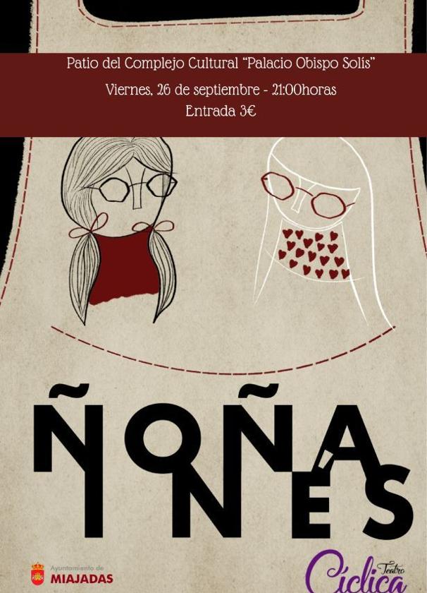 Llega a Miajadas la divertida obra de teatro 'Ñoña Inés'