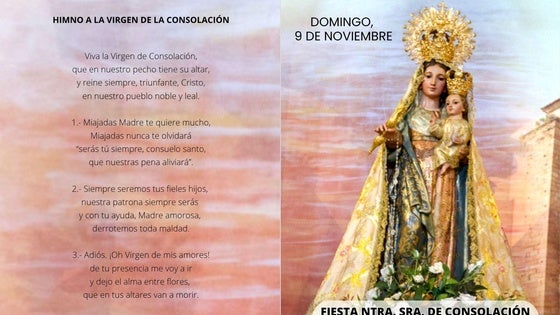 Miajadas disfruta de los actos en honor a la Virgen de la Consolación