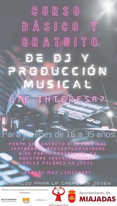 Nuevo curso de DJ en Miajadas