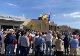 Concentración de la Plataforma Local por la Sanidad Pública de Miajadas