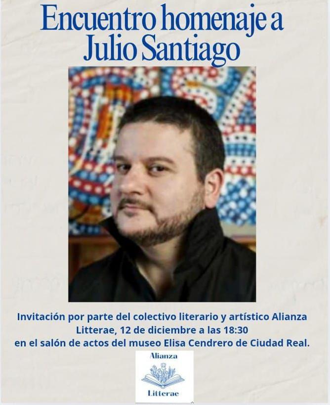 Alianza Litterae homenajea al miajadeño Julio Santiago