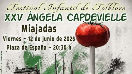 En junio Miajadas disfrutará del XXV Festival Infantil de Folklore 'Ángela Capdevielle'