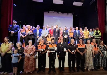 La Agrupación de Protección Civil de Miajadas, reconocida por la Junta de Extremadura por su entrega y vocación de servicio