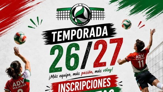 La AD Voleibol Miajadas abre el plazo de inscripción para la temporada 2026/2027