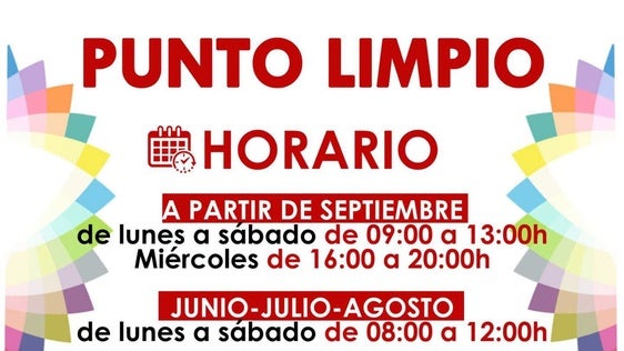 El Punto Limpio de Miajadas actualiza su horario para