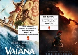 El cine municipal de Miajadas ofrece un fin de semana de cine épico y familiar
