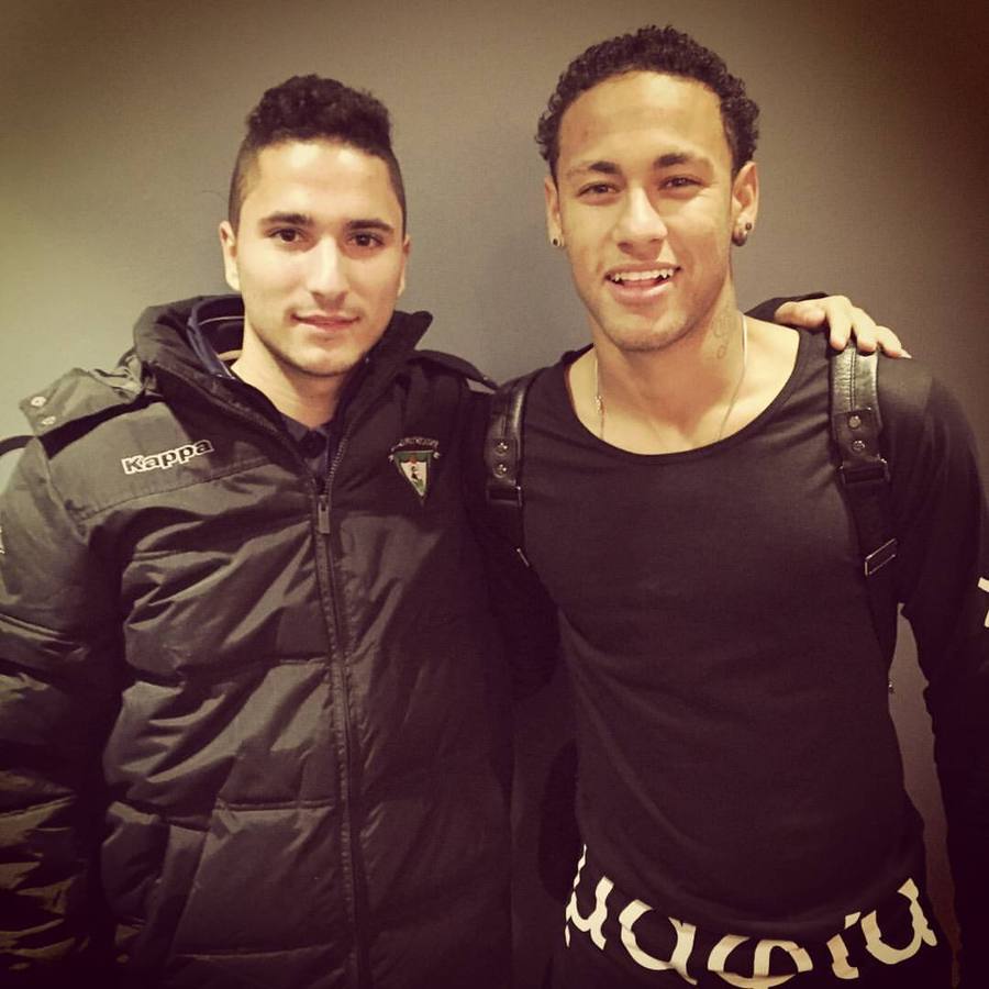 Juan Luis con Neymar 