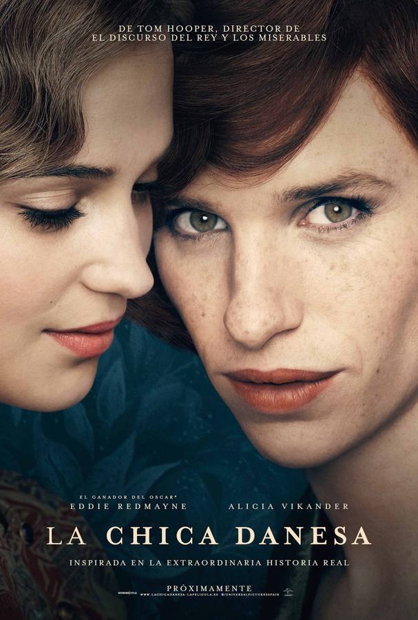 Cartel de la película 'La chica danesa' 