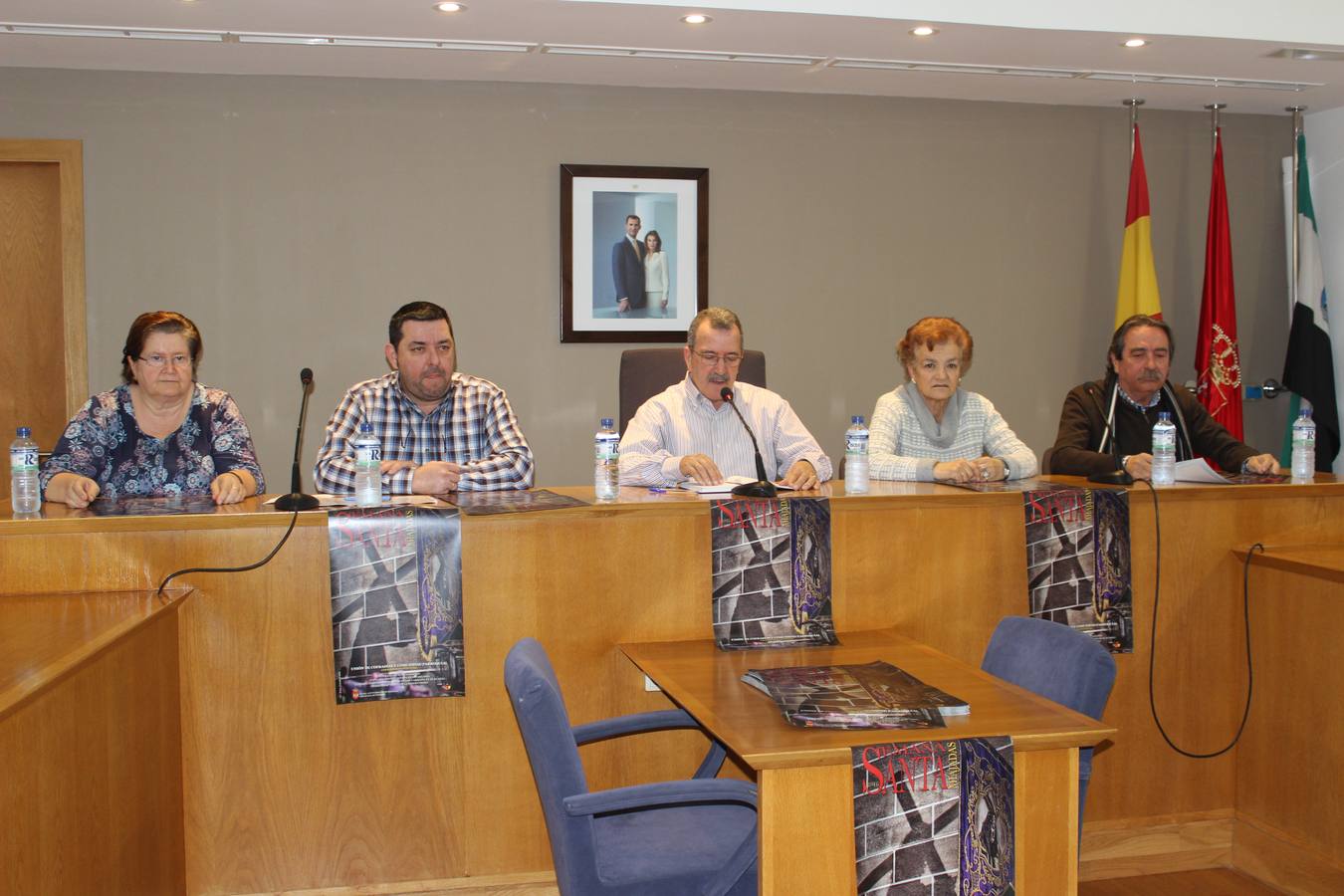 Rueda de prensa del concejal Andrés Tornero con los representantes de las cofradías 