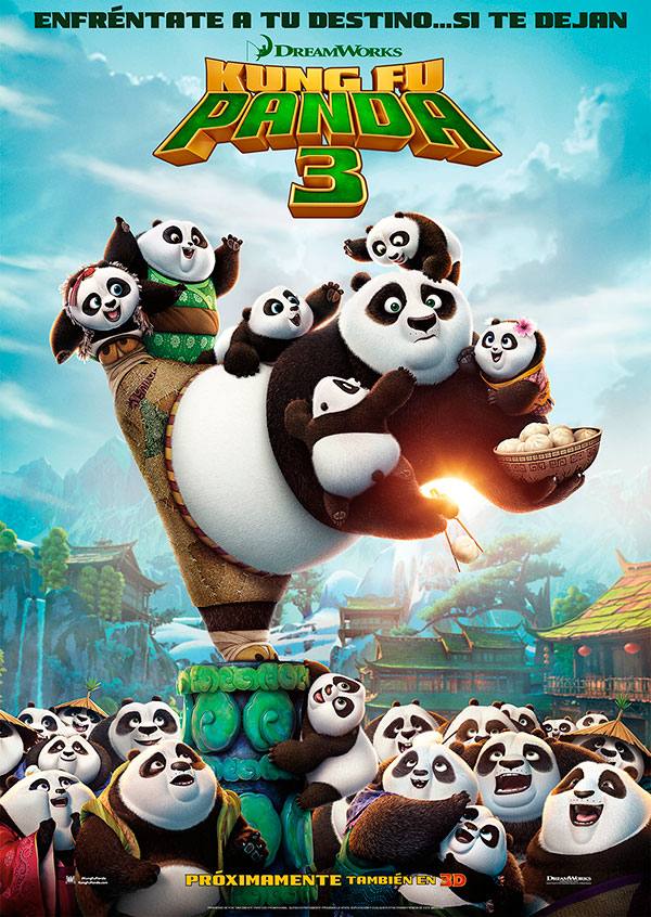 Cartel de 'Kun Fu Panda 3'. 