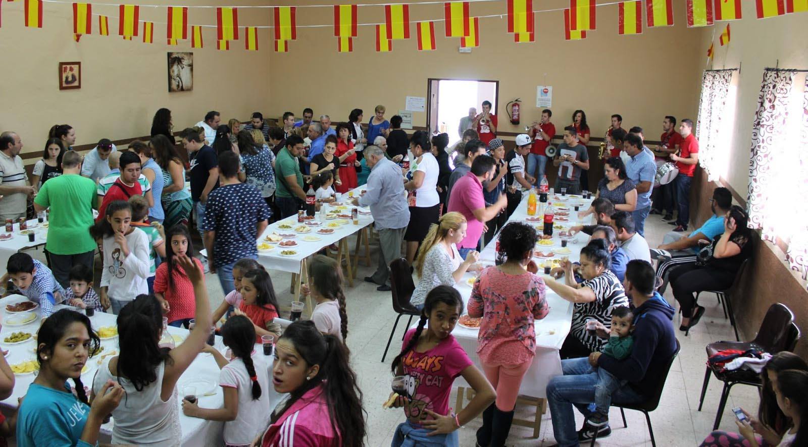 Convivencia de los casareños un año anterior. 