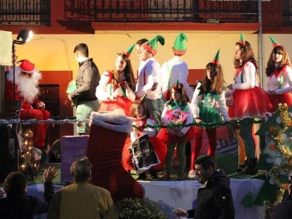 Cabalgata de Papá Noel, participante el año pasado. 